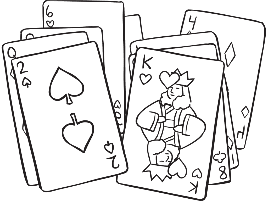 Series of playing cards as used with Card Talk a get-to-know-you group activity