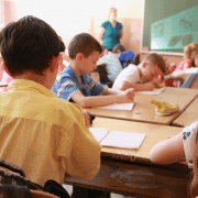 School children in back to school classroom setting, with two types of students, wondering how to start the new school year. Photo credit: Megan Soule