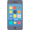 Illustration of smartphone homescreen